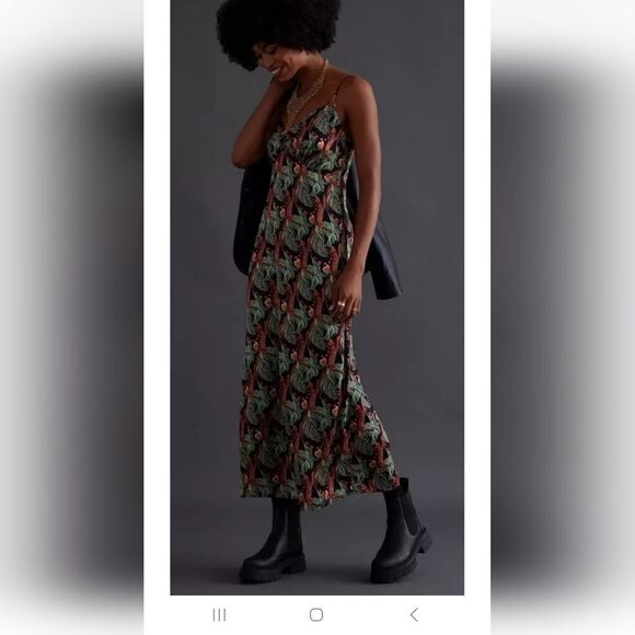 Temperley London x Anthropologie Slip Dress Nwt - Picture 1 of 10